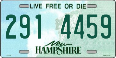 NH license plate 2914459