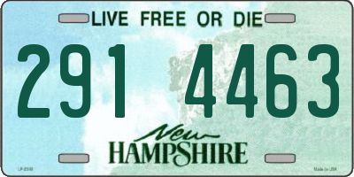 NH license plate 2914463