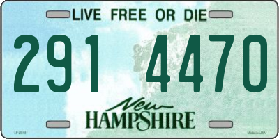 NH license plate 2914470