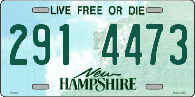 NH license plate 2914473