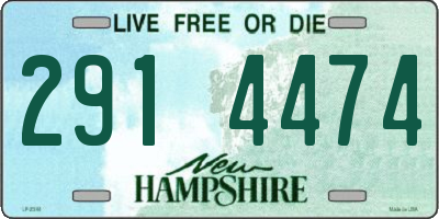 NH license plate 2914474