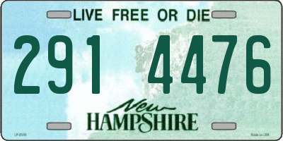 NH license plate 2914476