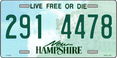 NH license plate 2914478
