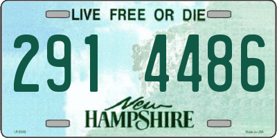NH license plate 2914486