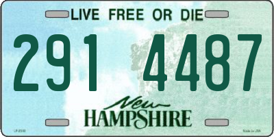 NH license plate 2914487