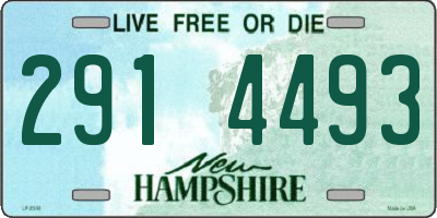 NH license plate 2914493
