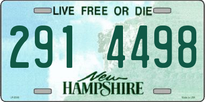 NH license plate 2914498