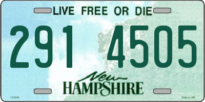 NH license plate 2914505