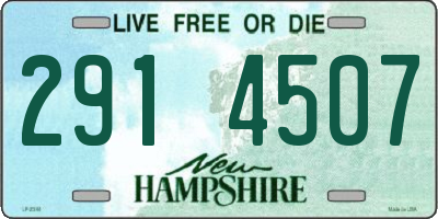 NH license plate 2914507