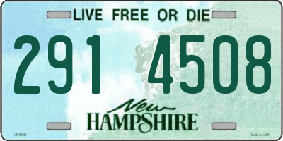NH license plate 2914508