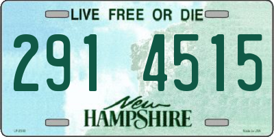 NH license plate 2914515