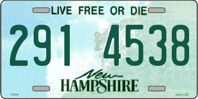 NH license plate 2914538