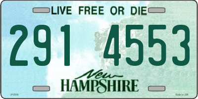 NH license plate 2914553