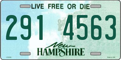 NH license plate 2914563
