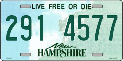 NH license plate 2914577