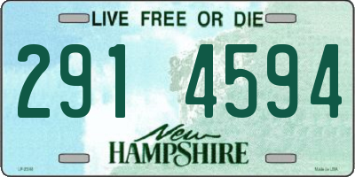 NH license plate 2914594
