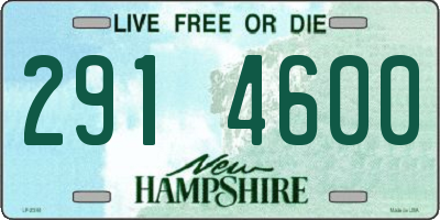 NH license plate 2914600