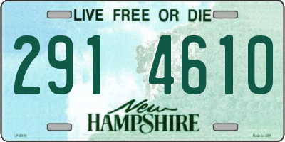 NH license plate 2914610