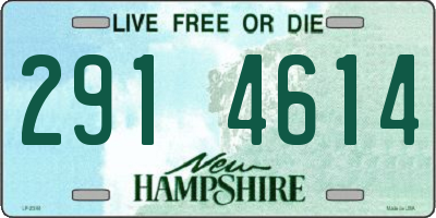 NH license plate 2914614