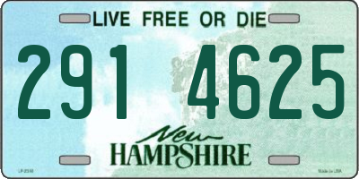 NH license plate 2914625