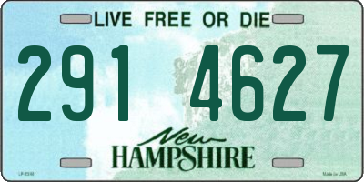 NH license plate 2914627