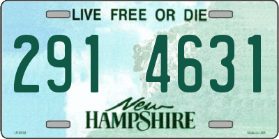 NH license plate 2914631