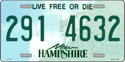 NH license plate 2914632