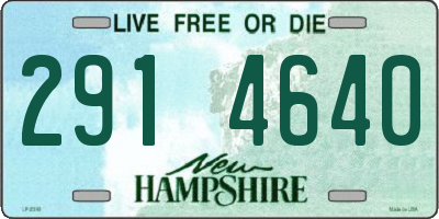 NH license plate 2914640