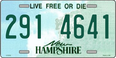 NH license plate 2914641