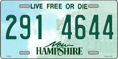 NH license plate 2914644