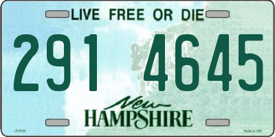 NH license plate 2914645