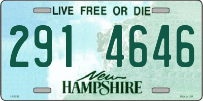 NH license plate 2914646