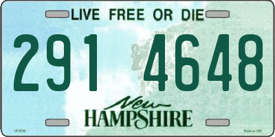 NH license plate 2914648