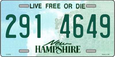 NH license plate 2914649