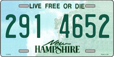 NH license plate 2914652