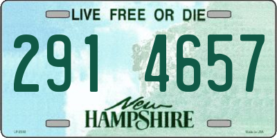 NH license plate 2914657
