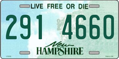 NH license plate 2914660