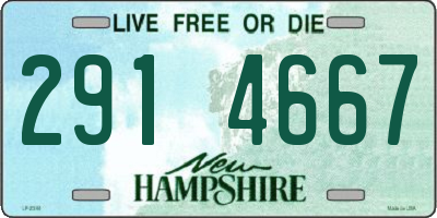 NH license plate 2914667