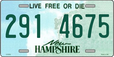 NH license plate 2914675