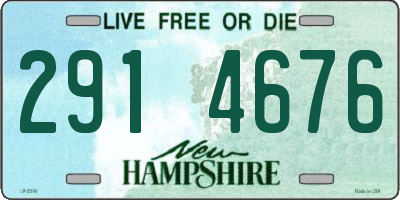 NH license plate 2914676