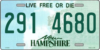 NH license plate 2914680