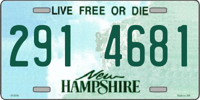 NH license plate 2914681