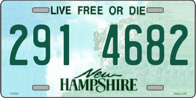 NH license plate 2914682