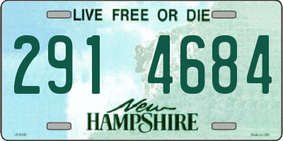 NH license plate 2914684