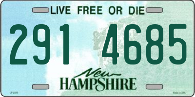 NH license plate 2914685