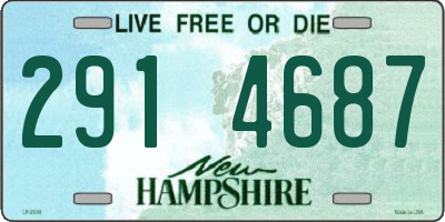 NH license plate 2914687