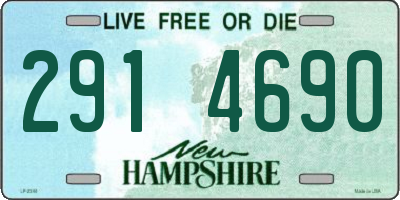 NH license plate 2914690