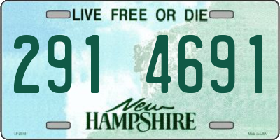 NH license plate 2914691