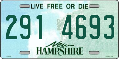 NH license plate 2914693
