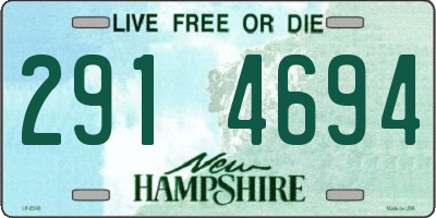 NH license plate 2914694